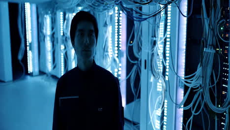 technician in a data center