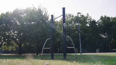 outdoor pull up bar for calisthenics strength training, czech republic