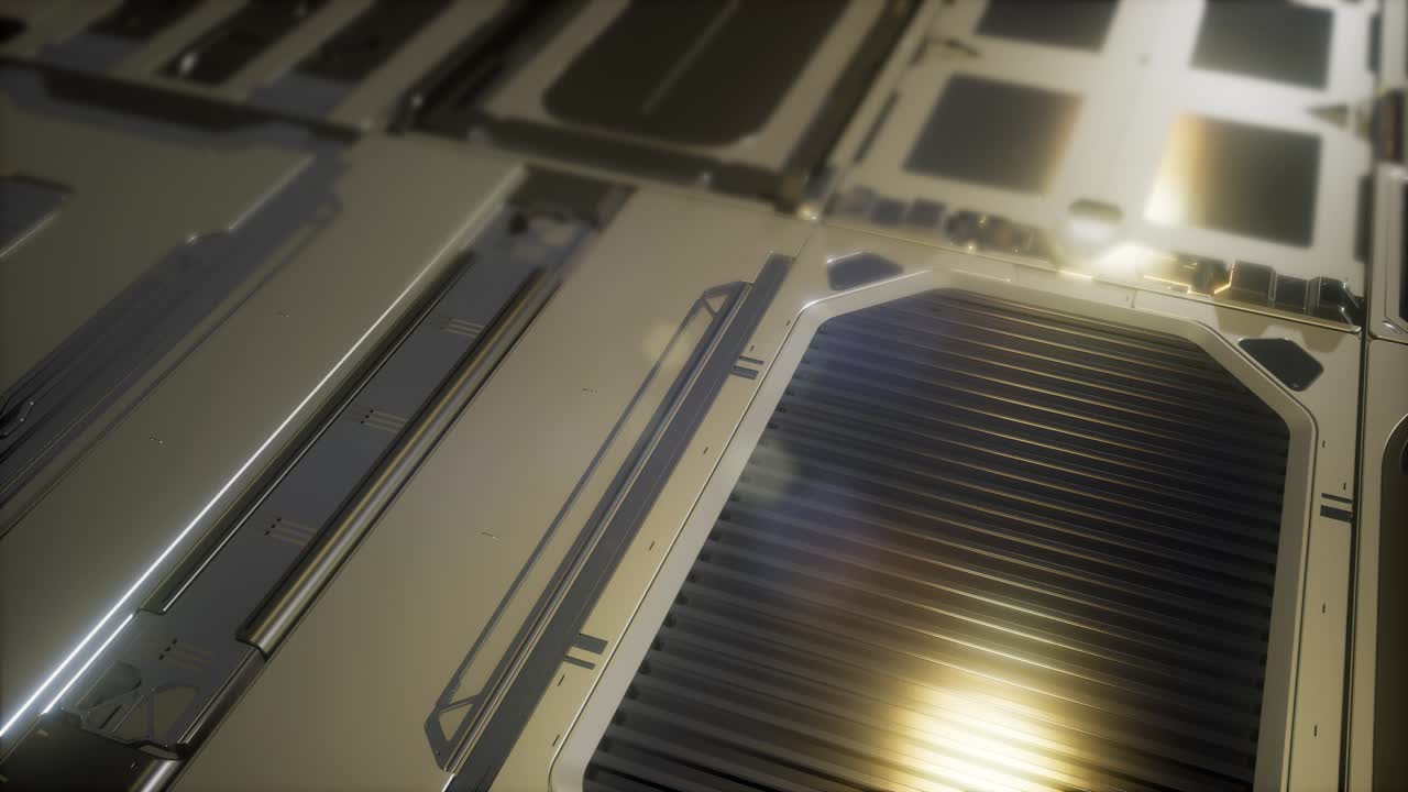 미 과학 금속 배경