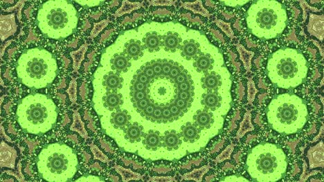 3d en bucle abstracto ornamentado fondo decorativo. hipnótico caleidoscopio de moda.