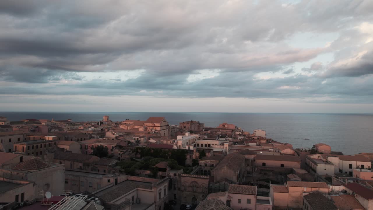 Vue aérienne de Syracuse, Sicile, Italie