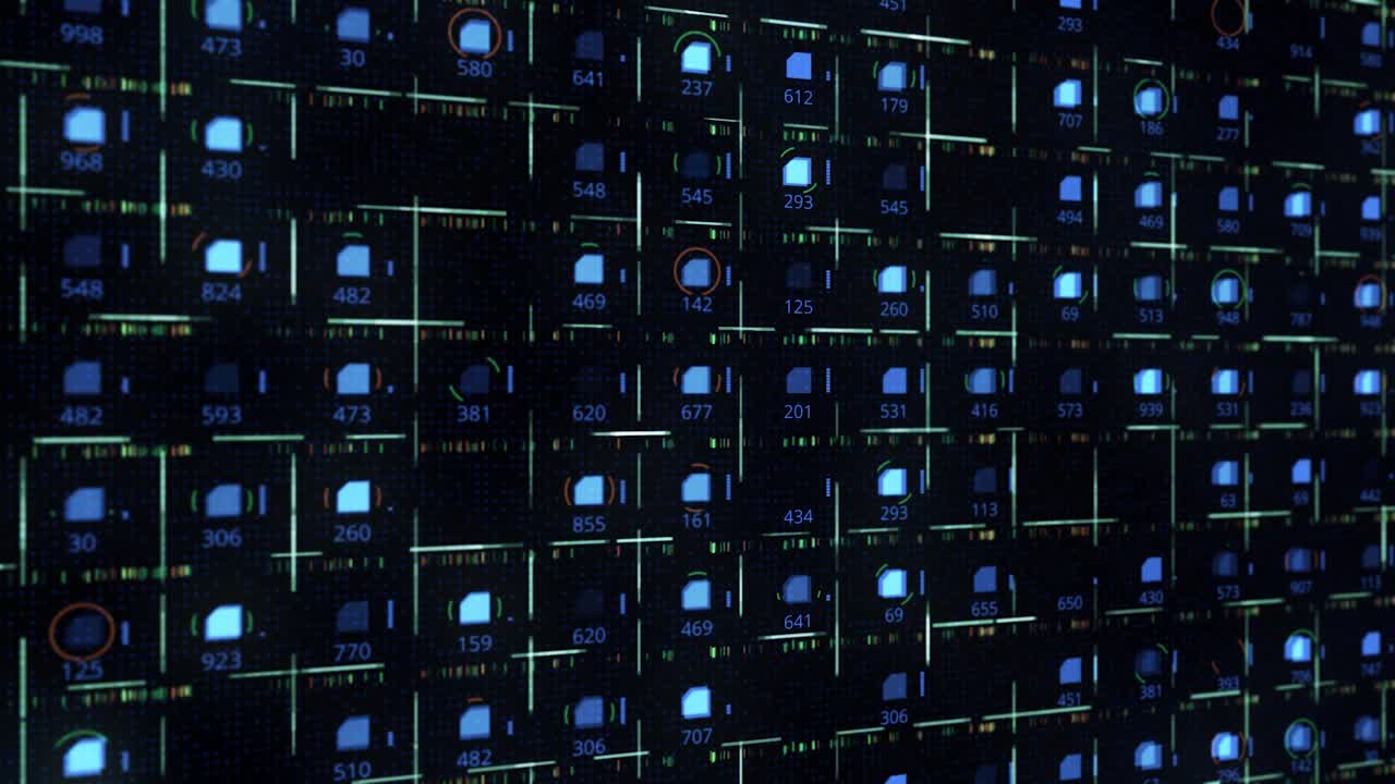 patrón de la placa de circuitos digitales