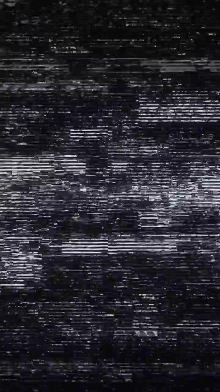 TV Static Noise and Digital Glitch Interference