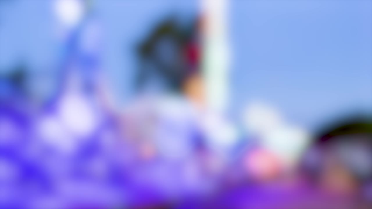 페스티벌 타기 에서 다채로운 빛 과 움직임