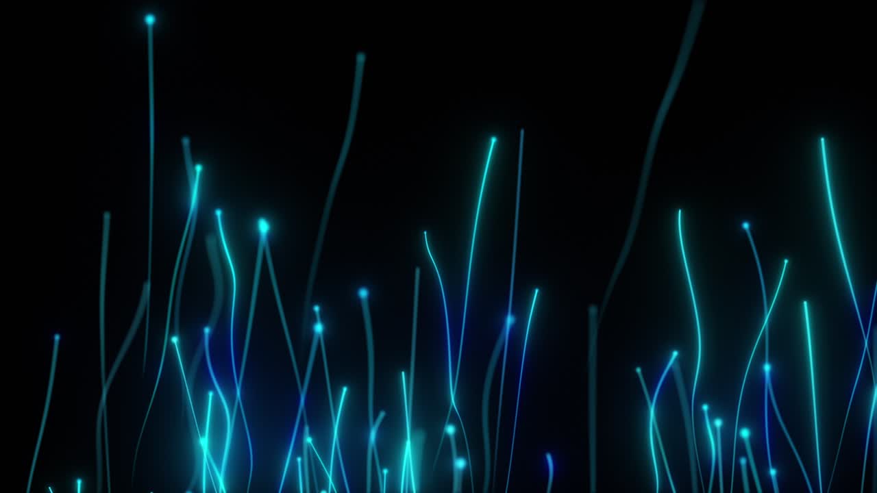 Abstract Glowing Lines