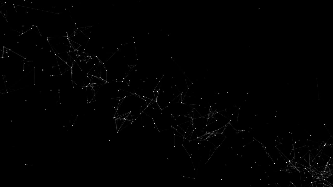 Technological connection futuristic shape, blue dot network, abstract background