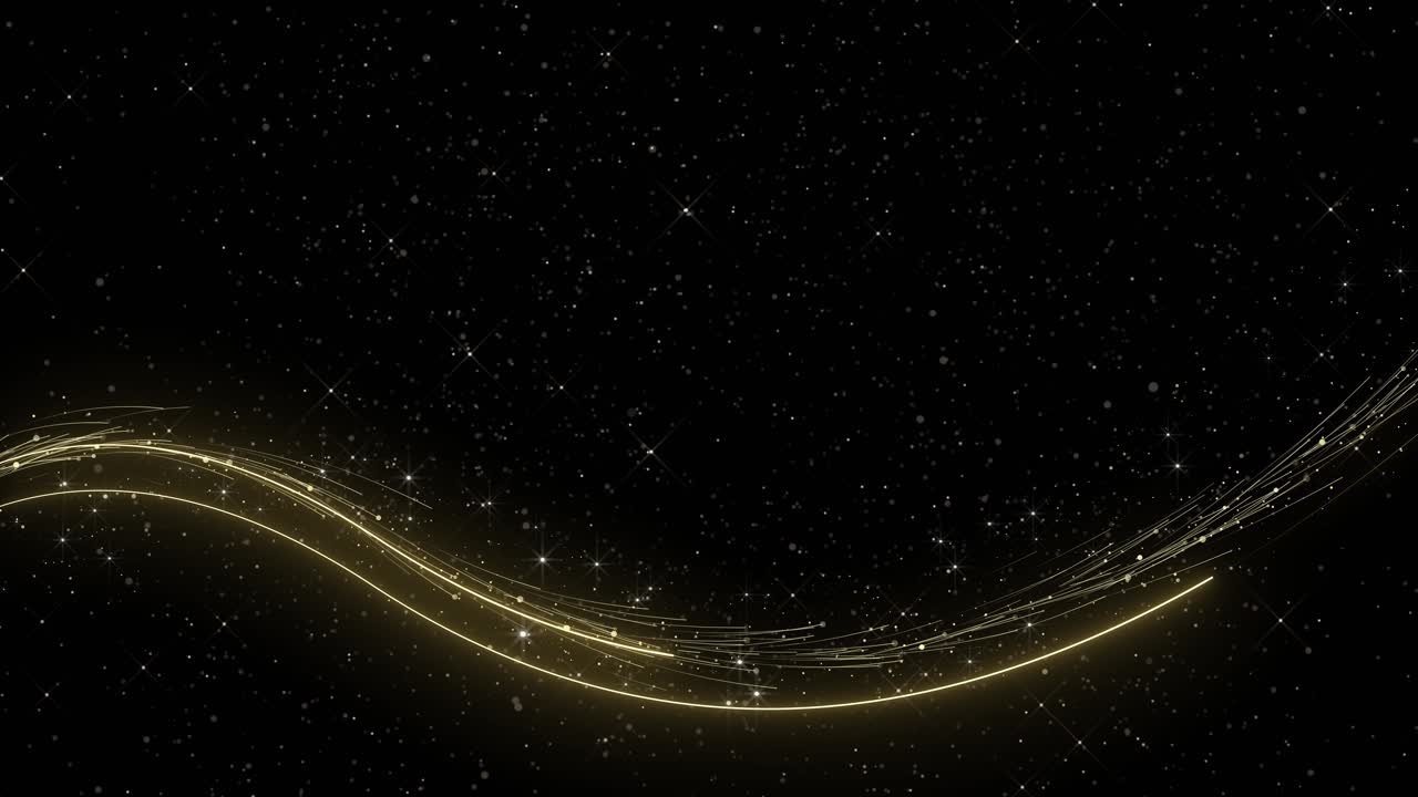 Abstract luxury golden line geometric random stripes lights lines squares triangles shape bokeh