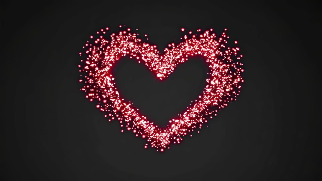 Red Glowing Heart