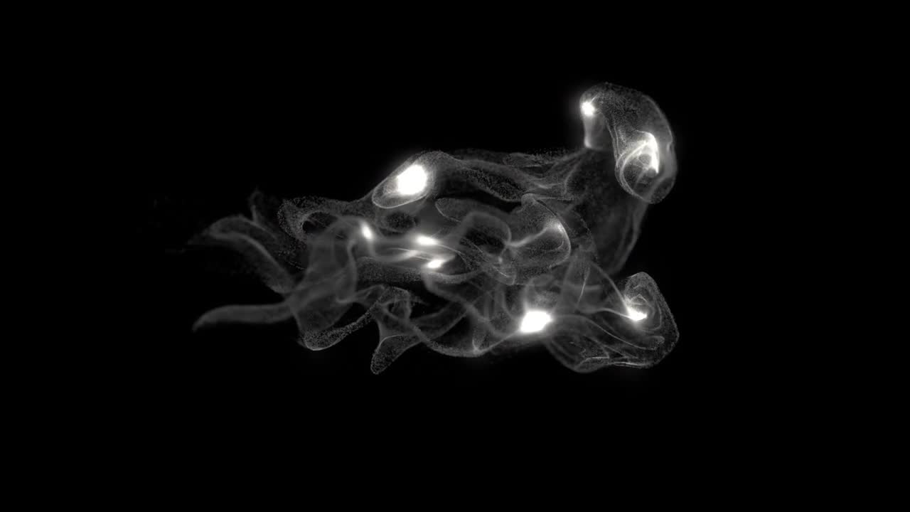 Abstract Smoke Particles