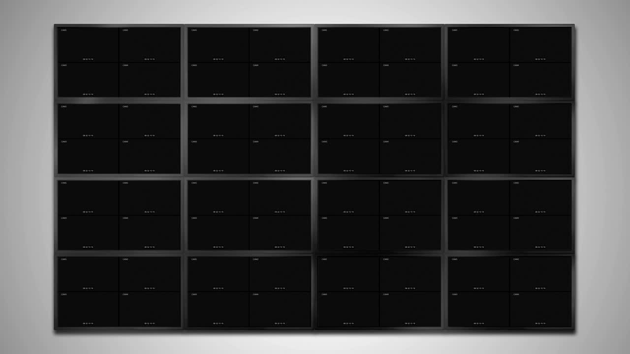 pantalla de monitor de cctv para uso de seguridad