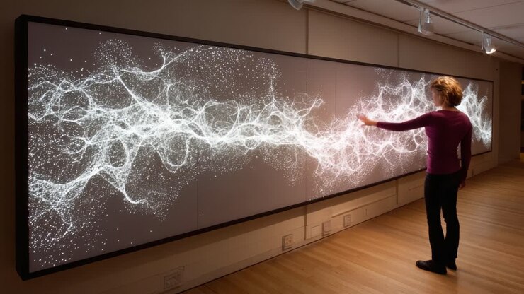 An Interactive Display of Fluid Dynamics: Engaging User Interactions with a Beautiful Visualization of Energy Patterns and Movement in a Modern Exhibit Space