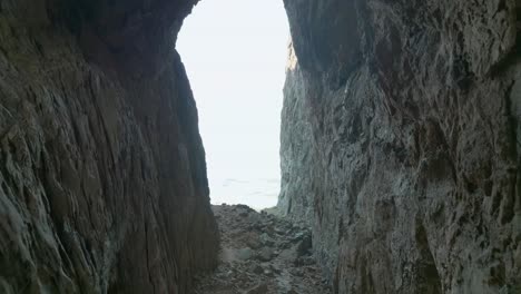 torghatten in norway flying through the hole
