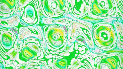 abstract swirling green and white pattern