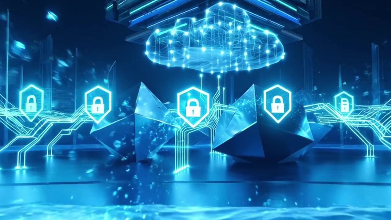 Digital Cloud Computing and Cybersecurity Network Visualization