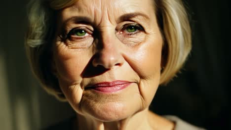 retrato de una mujer mayor