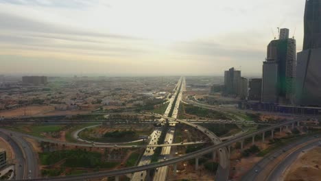 northern ring road on riyadh, saudi arabia