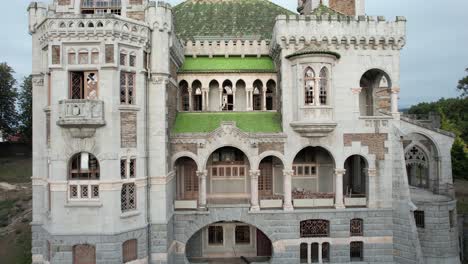 abandoned palace of dona chica, palmela. braga, portugal