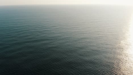 Rippled-Ocean-Water-With-Sunlight-Reflection-In-Playa-de-Monterrico,-Guatemala