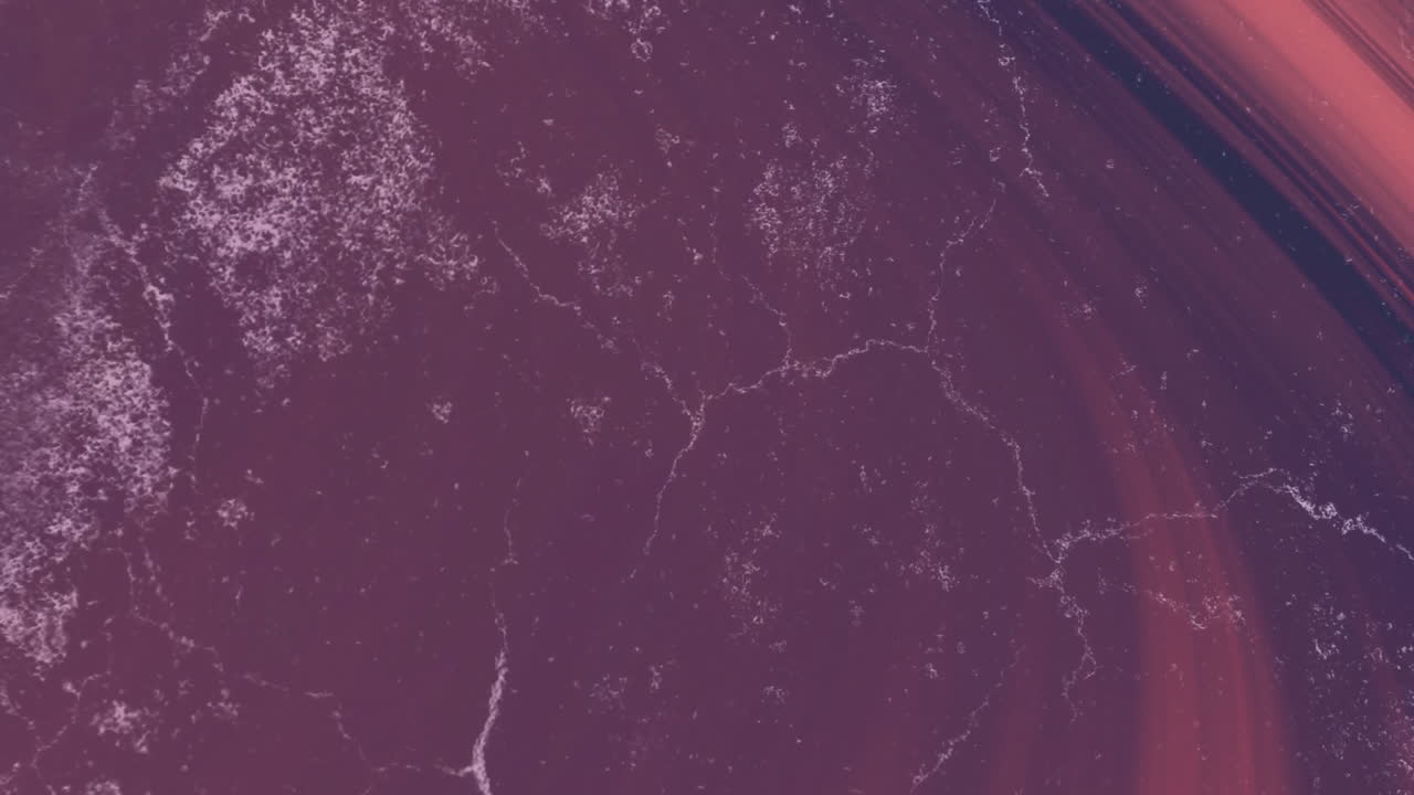 Creating animation, abstract purple and white textures form cosmic appearance