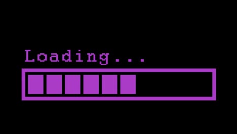 infographic loading with progress bar blue