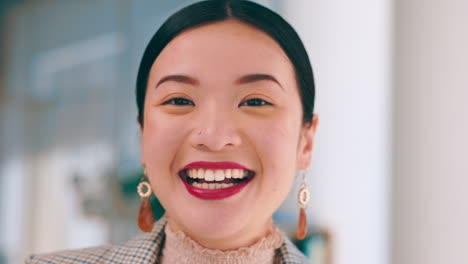 Face,-Asian-and-business-woman-or-secretary-smile