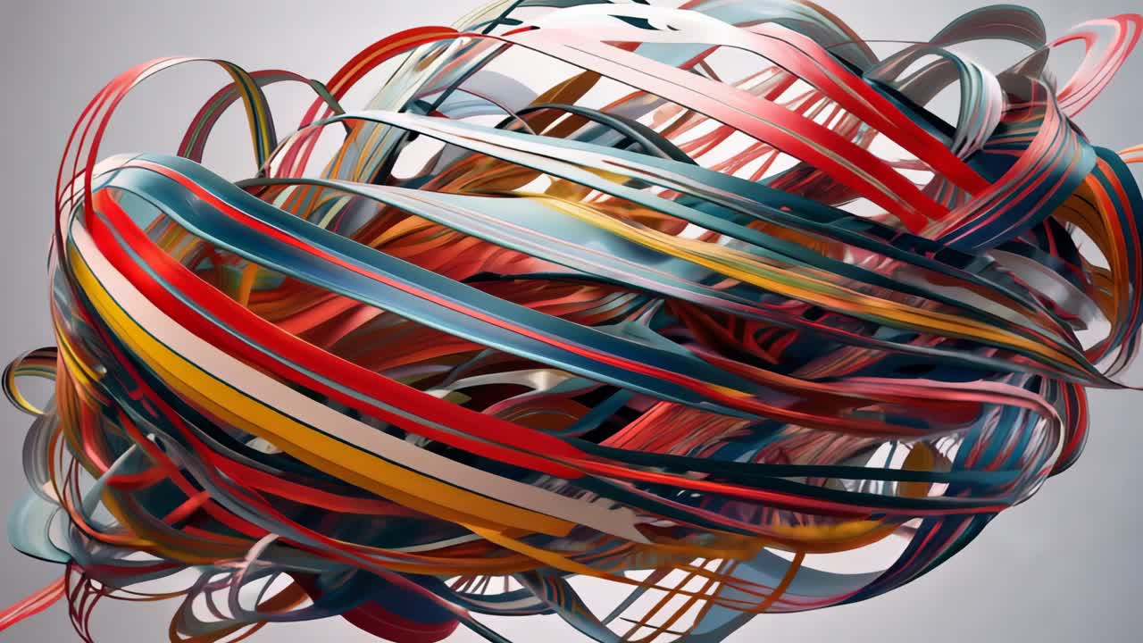 추상적인 다채로운 기하학적 디자인