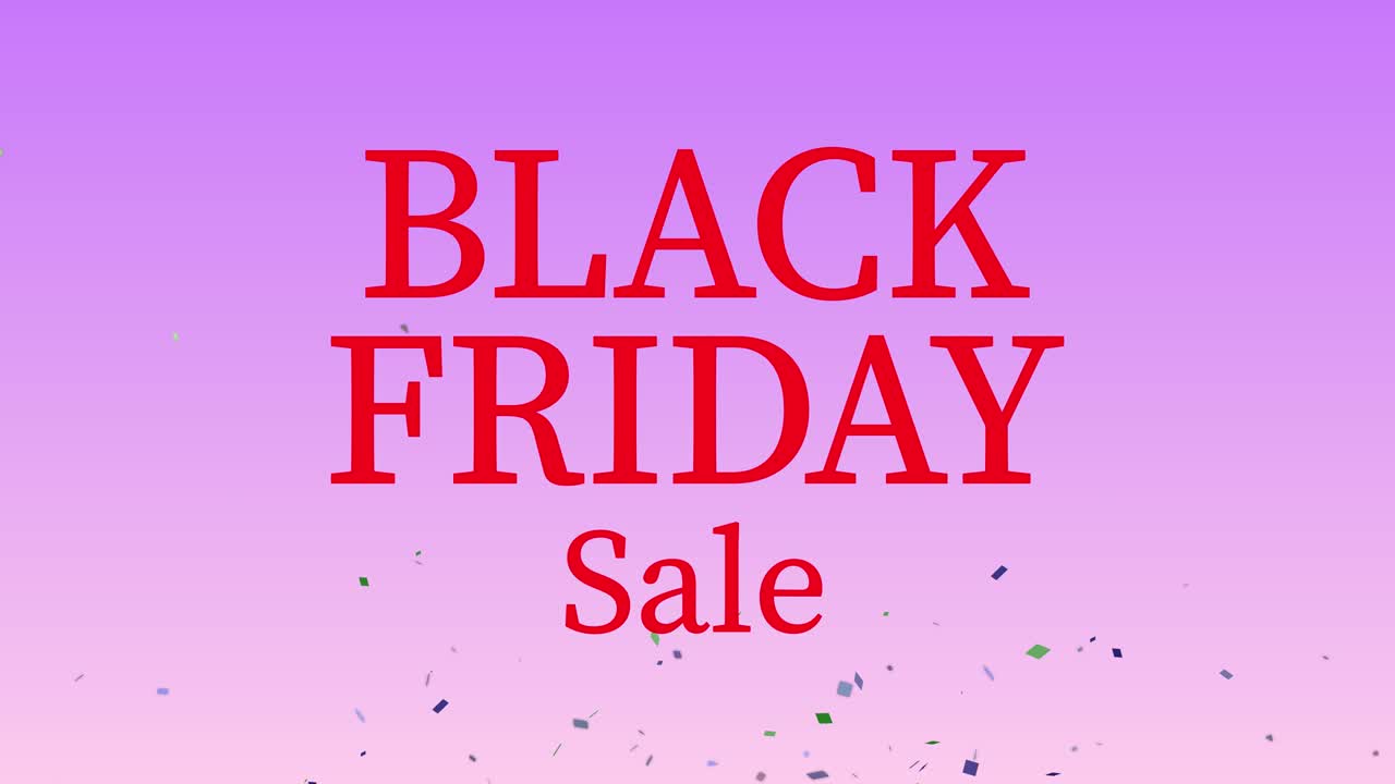 블랙 프라이데이 이벤트 텍스트 애니메이션 모션 그래픽