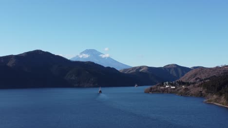 vista aérea del horizonte de hakone