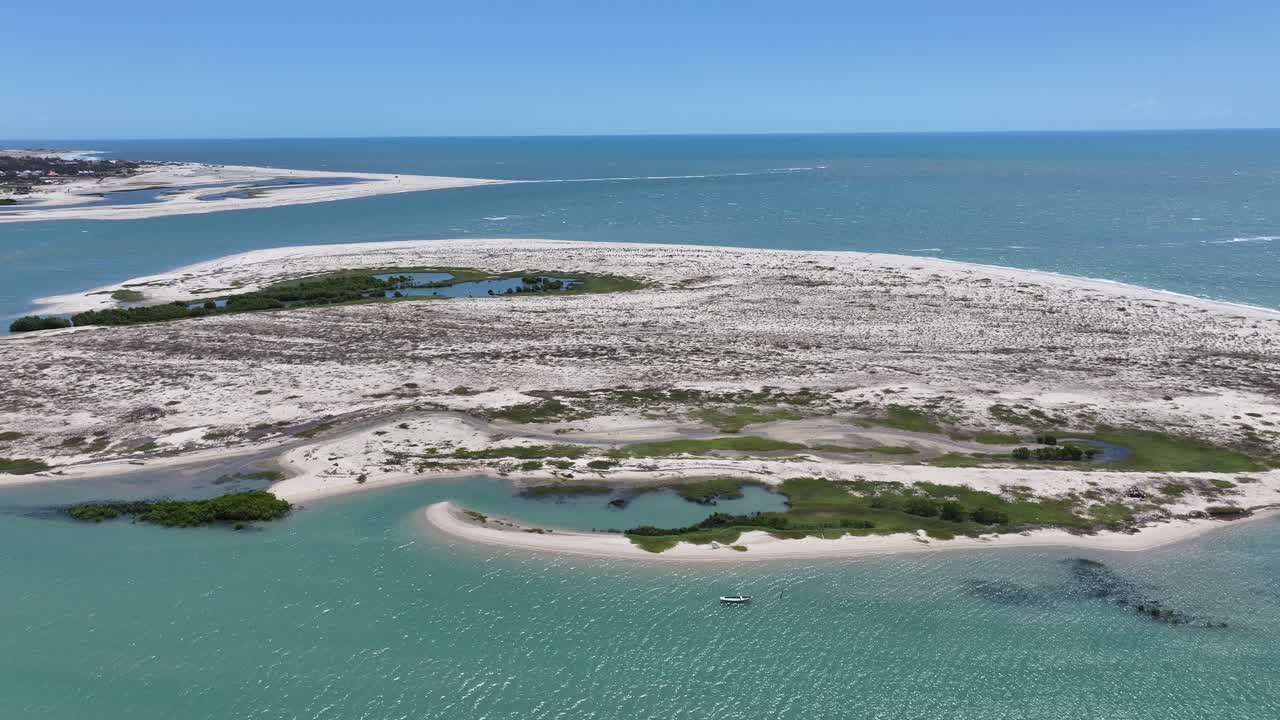 Barra Grande At Cajueiro Da Praia In Piaui Brazil. Beach Landscape. Nature Seascape. Vacations Destinations. Barra Grande At Cajueiro Da Praia In Piaui Brazil. Summer Travel
