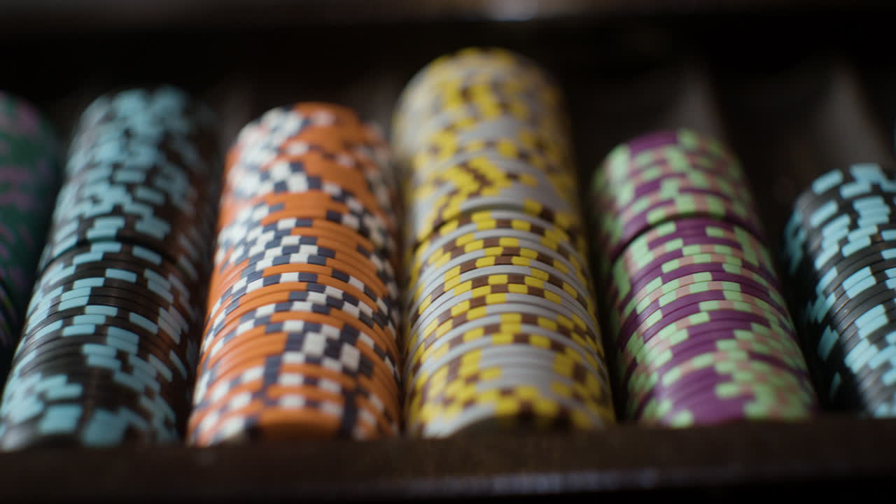 estuche para fichas de poker.