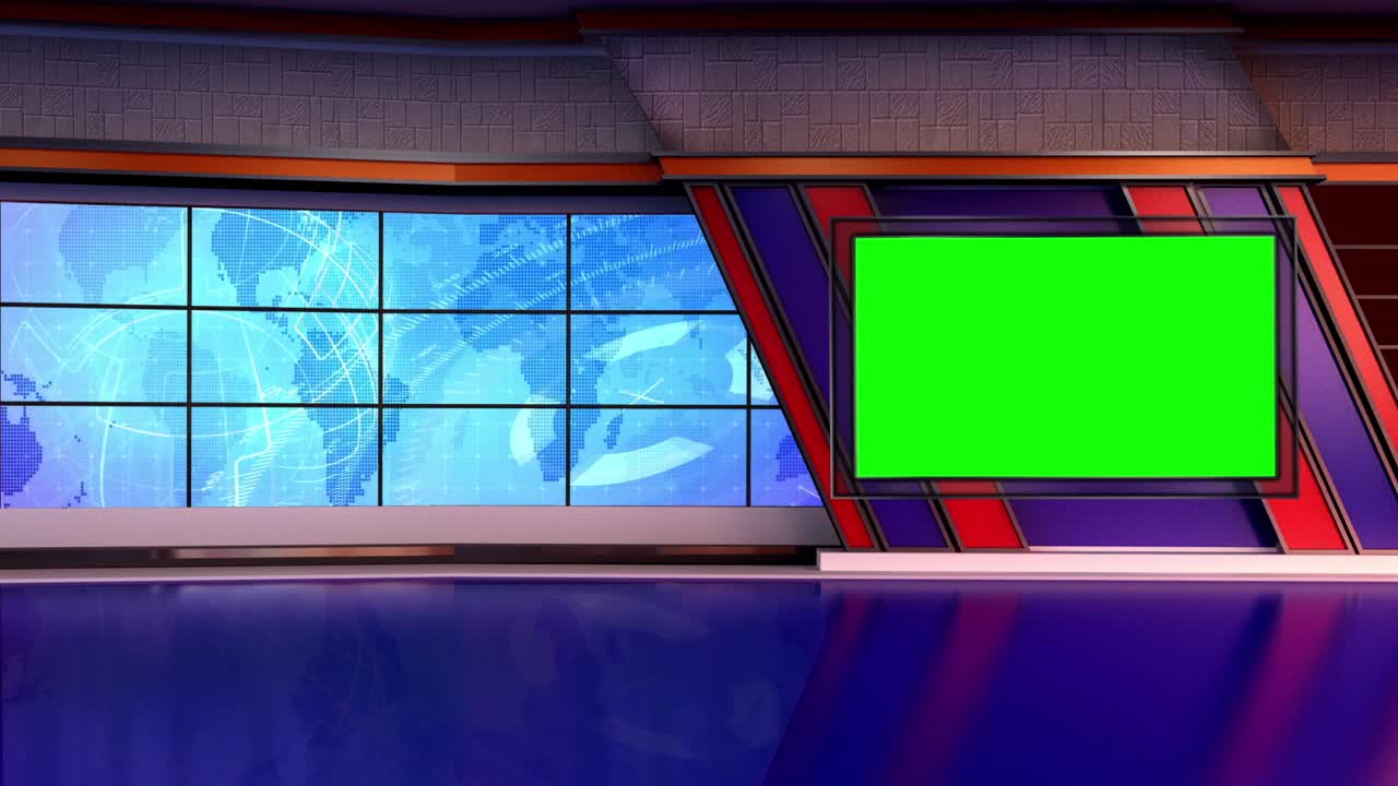 3d 가상 스튜디오 녹색 화면 배경 설정