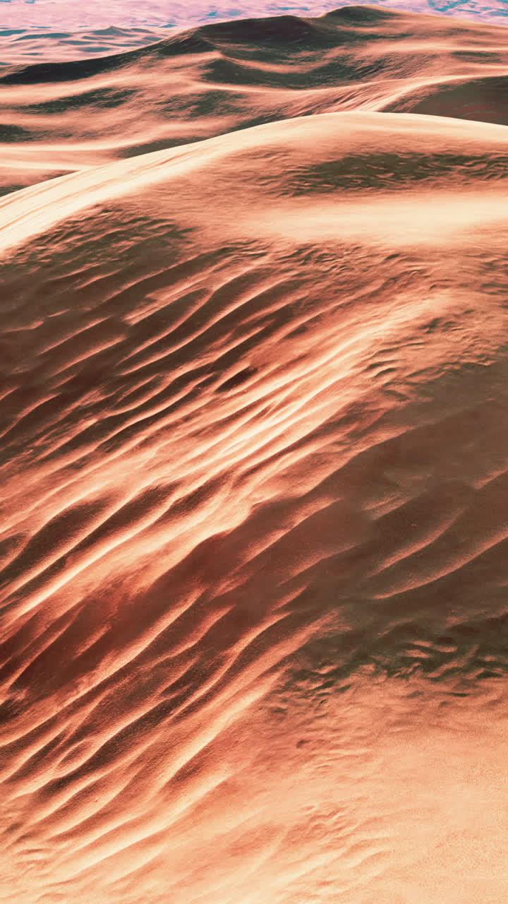 las dunas de arena del desierto