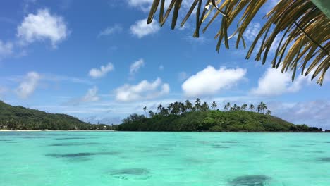 landscape view of muri lagoon rarotonga cook islands