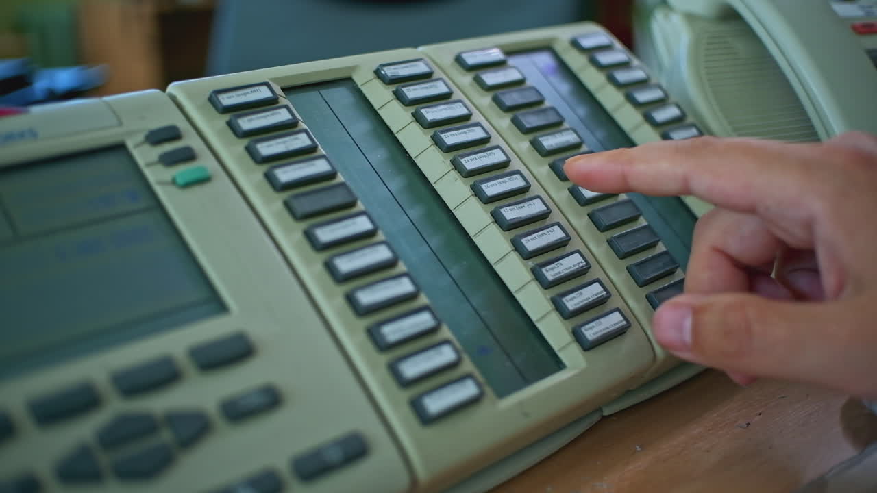 sistema telefónico de la oficina