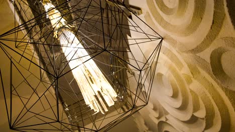 modern geometric chandelier