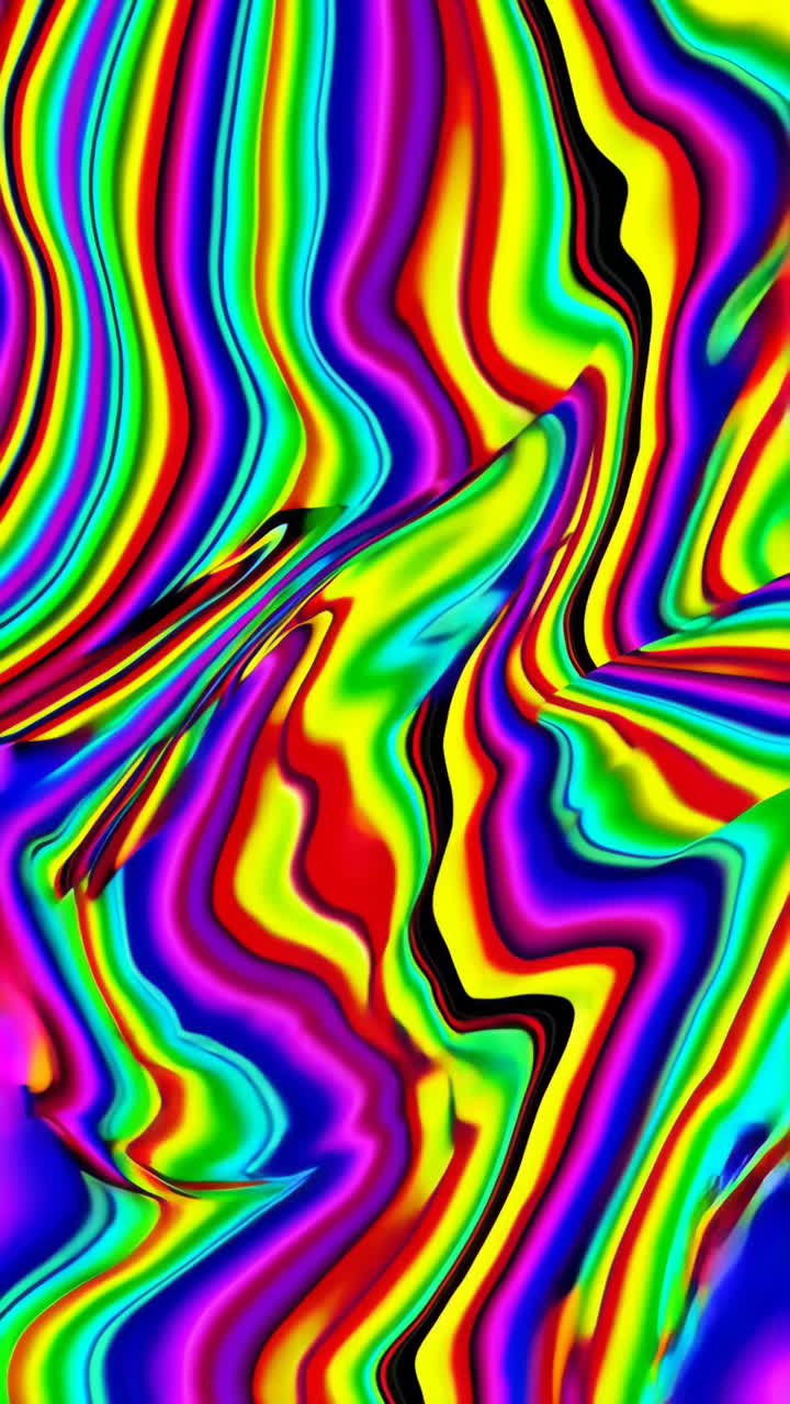 Abstract Psychedelic Wave Pattern
