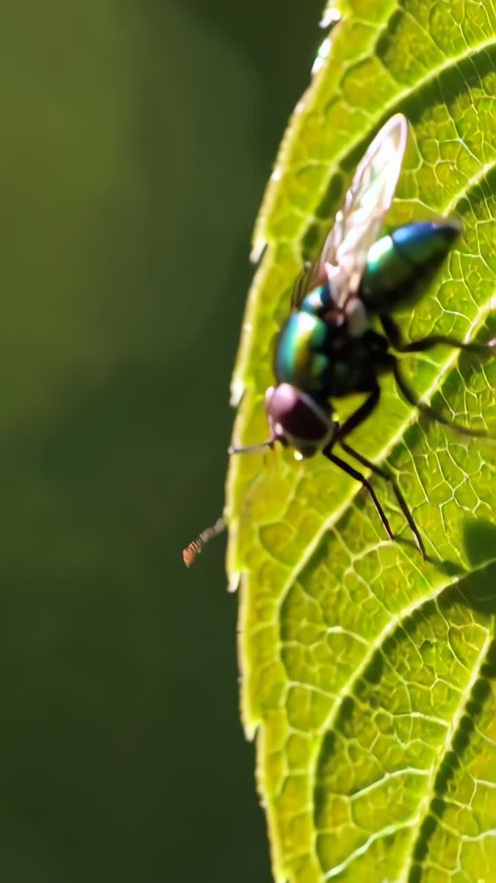 Green fly on a leaf