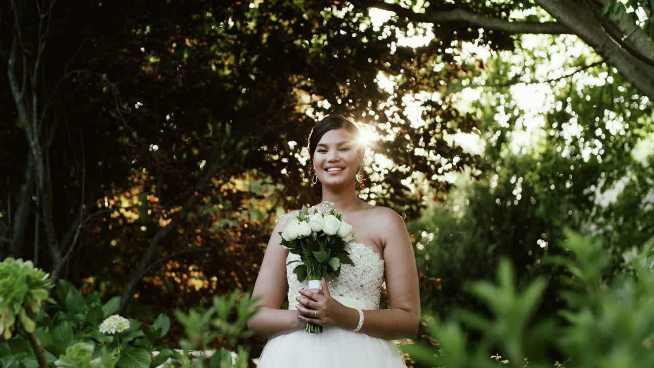 I'm as happy as a bride can be