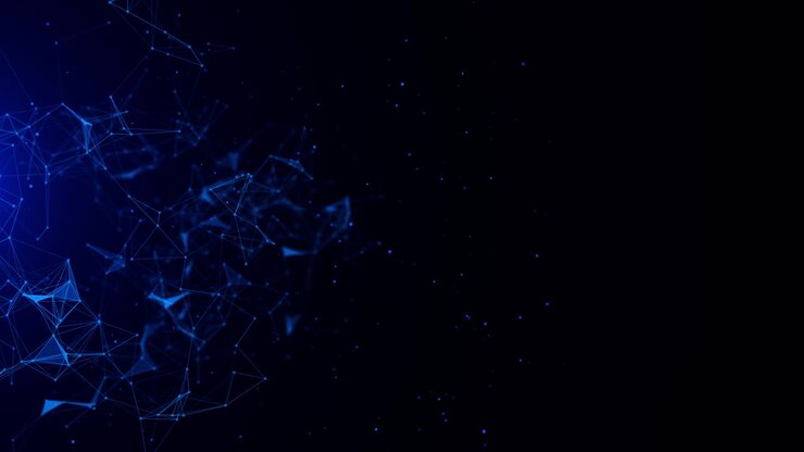 Futuristisk abstrakt teknologi, plexus-netværk, pauseskærmsbaggrund til teknologipræsentationer