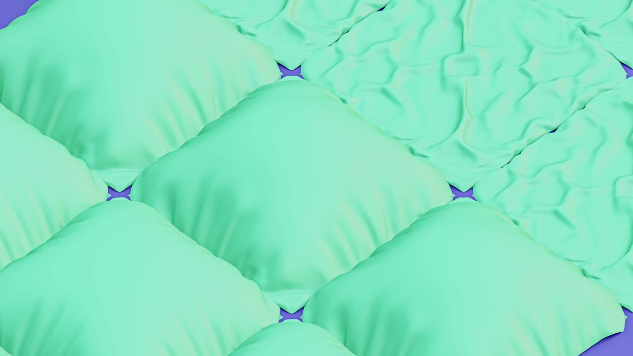 Abstract Background With Inflating Pillows