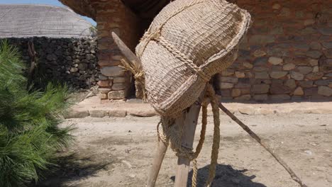 closeup of traditional korean jige in nagan eupseong folk village