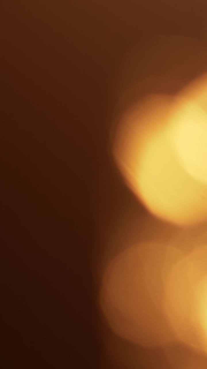 Sobreposição Abstrata de Bokeh e Vazamentos de Luz Quente