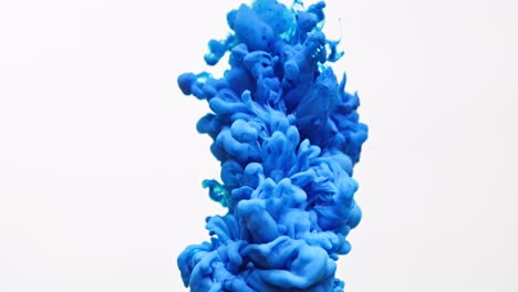 blue ink splash