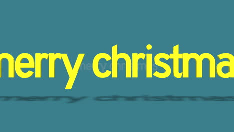 Rolling-Merry-Christmas-text-on-green-gradient