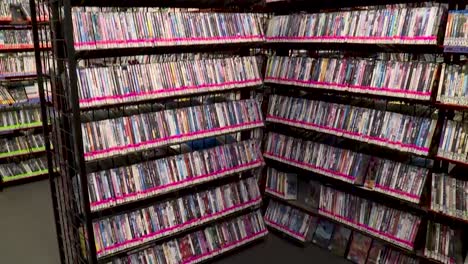 shelves of dvds for rent