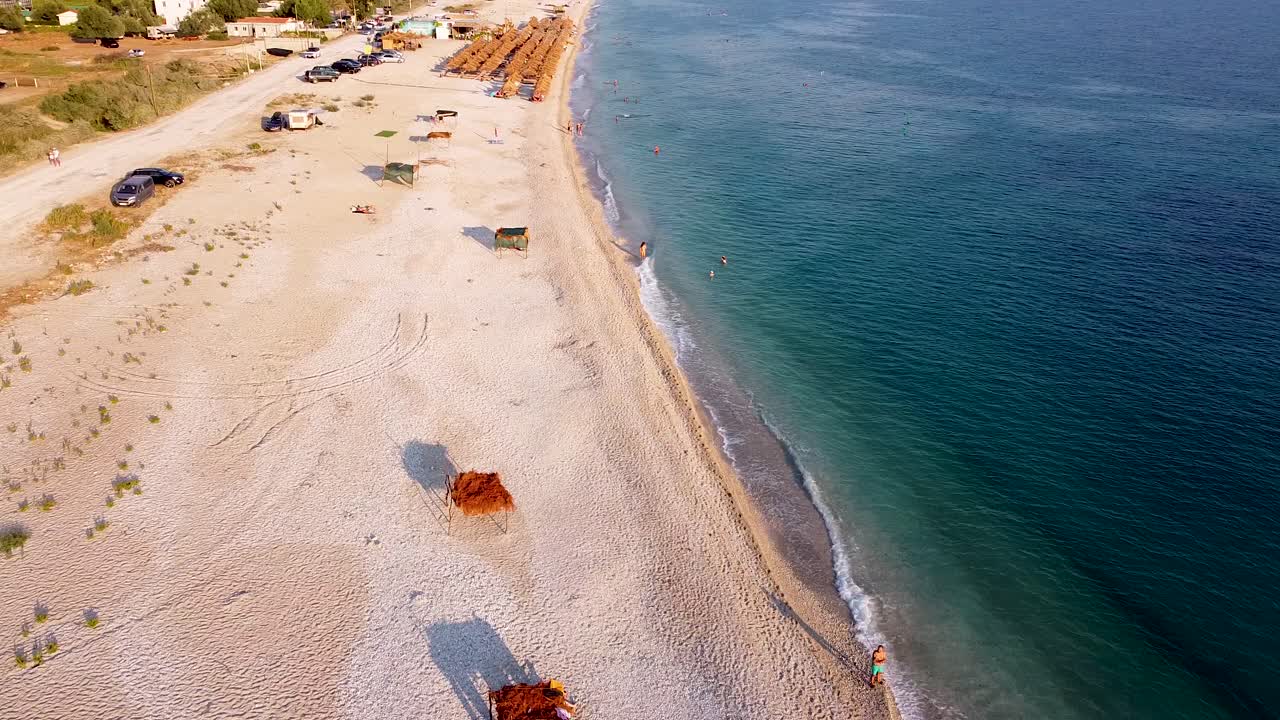 Borsh beach on the Albanian Riviera