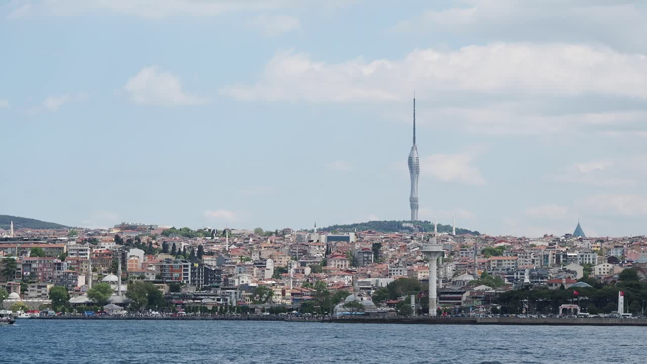 Istanbul Cityscape with Modern Tower