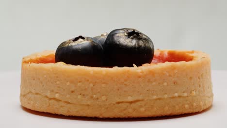 miniature blueberry tart
