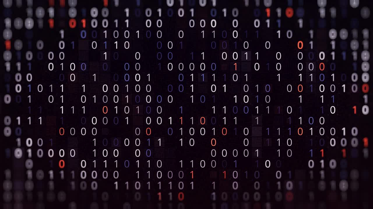 Binary Code Abstract Background