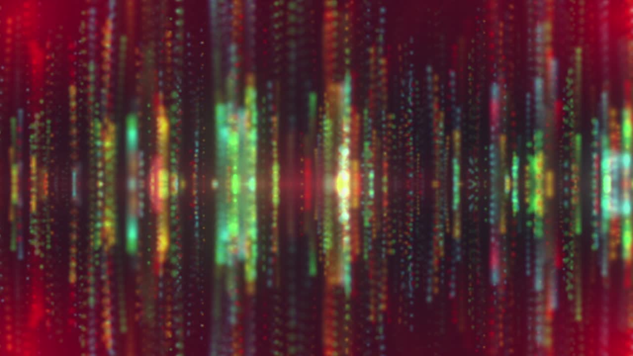 Abstract Colorful Lines and Particles